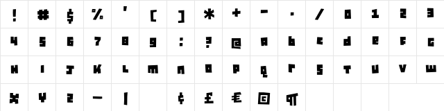 GirlScoutBitch JustPlainMean  glyph index