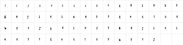 FreightCarts Regular  glyph index