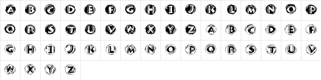 JamboRound Regular  glyph index