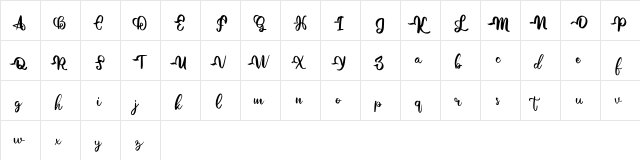 Gotre FREE Regular  glyph index