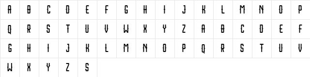 Houston Sport Free Regular  glyph index