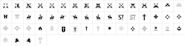 Archangel Icon  glyph index