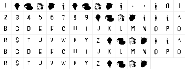 Maynard Regular  glyph index