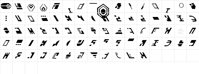 StarTrek ferengi L &#57279&#56798 ('  glyph index
