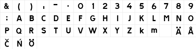 TRATEXNEGVERSAL NEGVERSAL  glyph index