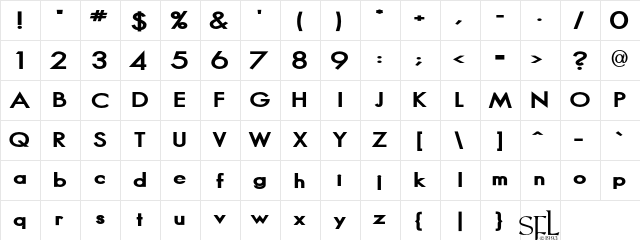 Magnus Regular  glyph index