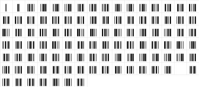 IntP24DlTt Normal  glyph index