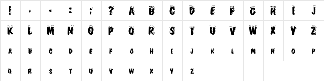 Crackling Fire Plain  glyph index