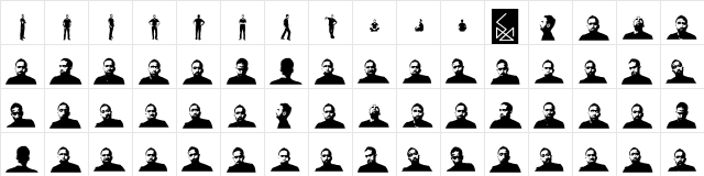 FACEsaji FACEsaji  glyph index