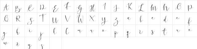 Ronhilli Regular  glyph index