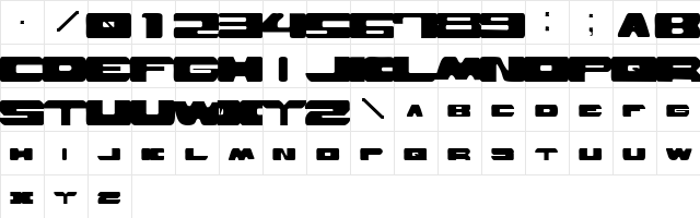 Who Who  glyph index