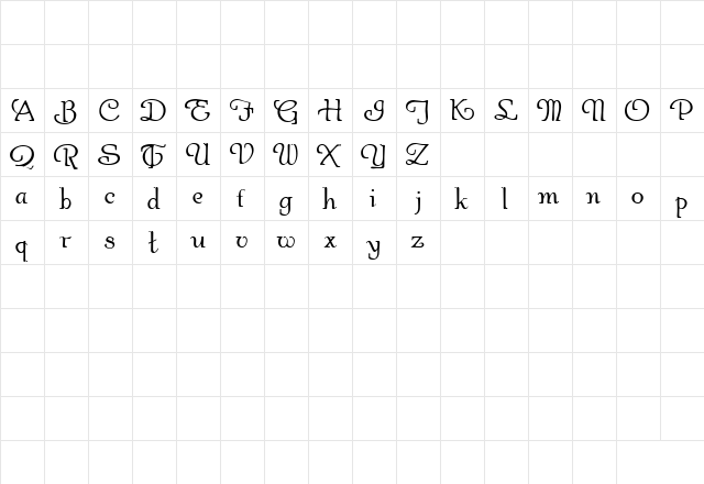 Gaheris Demo Regular  glyph index