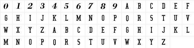 NBA 76ers Regular  glyph index