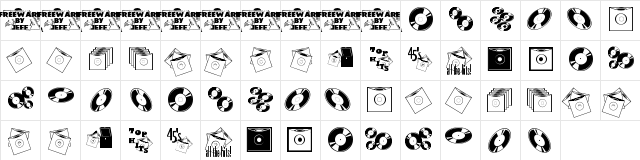 Top 40 JL Regular  glyph index