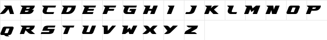 Gary Fisher Regular  glyph index