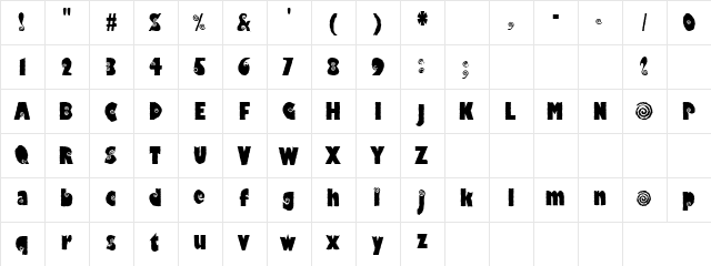 Mosquito coil Regular  glyph index