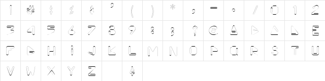 Vice Prez Display Caps SSi Regular  glyph index