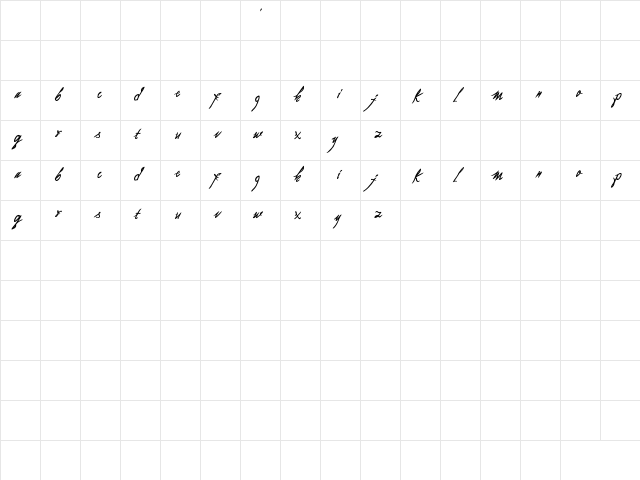 as i lay dying Regular  glyph index