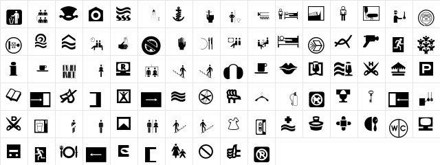 Communications P07  glyph index
