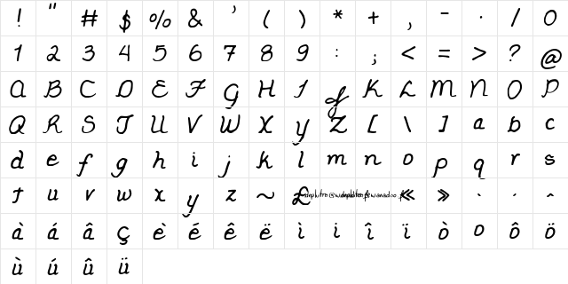 BIBI Regular  glyph index