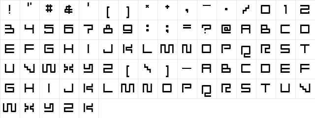 Radioaktivitet Regular  glyph index