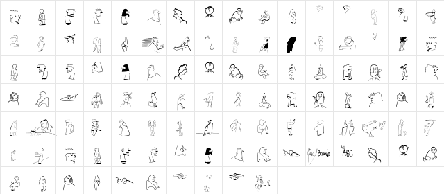 AIHeadToHeads Regular  glyph index
