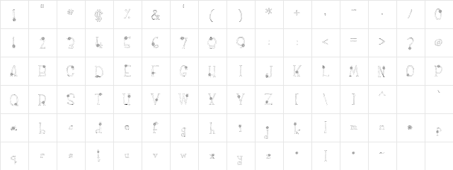 CK Daisy Regular  glyph index