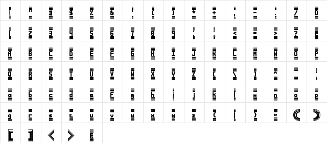 Bandwidth BRK Normal  glyph index