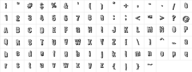 Corporate Suit Corporate Suit Shadow  glyph index