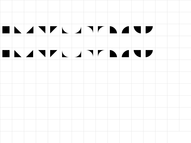 ANACOM Regular  glyph index