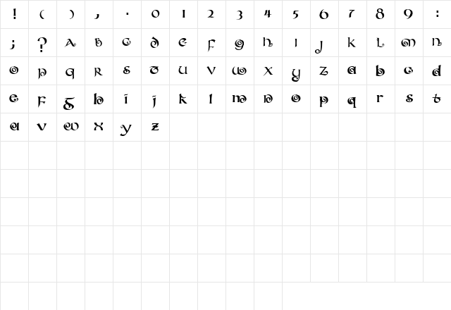 Toilet Paper Regular  glyph index