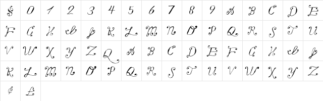 Making a List Checking it Twice Regular  glyph index