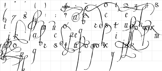 TrinculoAlternate Regular  glyph index