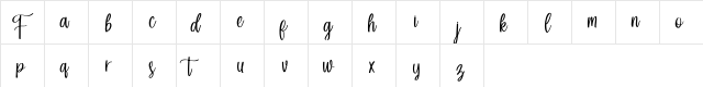 Forefarmers DEMO Regular  glyph index