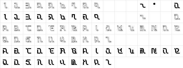 GROSSFADERS CH02 Regular  glyph index