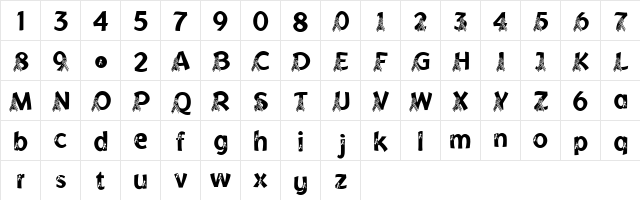 FP UnityRibbon LSF Regular  glyph index