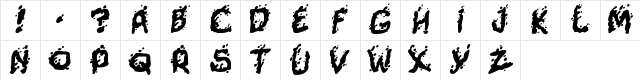 Mutant Supermodel Regular  glyph index