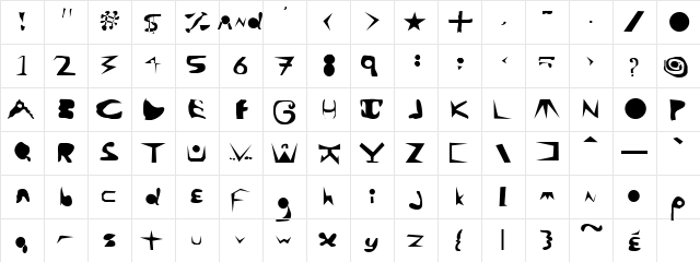 Ala Carte G   G
  glyph index