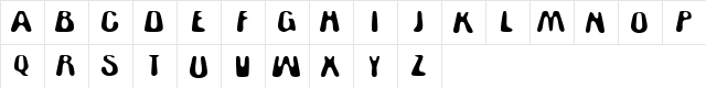 Flatman Normal  glyph index