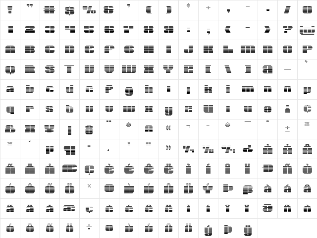 Nolo Contendre Gradient Regular  glyph index