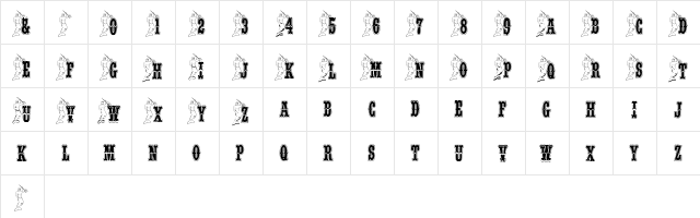 BJF Merman BJF Merman  glyph index