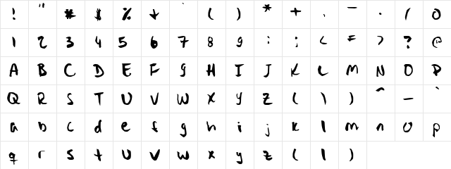 Stryka Regular  glyph index