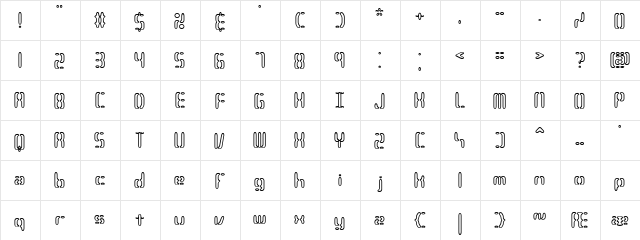 Compliant Confuse 3o (BRK) Normal  glyph index