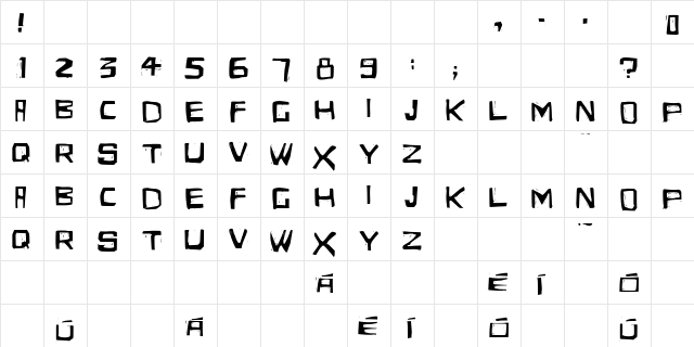 Eldes Cordel 1 Medium  glyph index