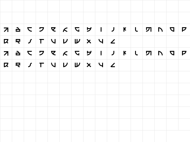 emison Regular  glyph index