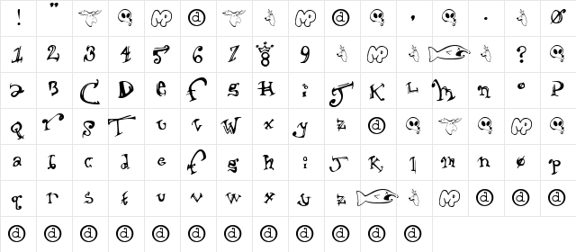 Spittoon taxidermist jr.  glyph index