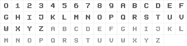 BLINDS H  glyph index