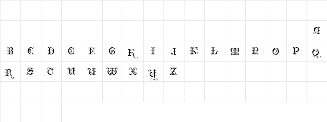 Clairveaux  Demo Regular  glyph index
