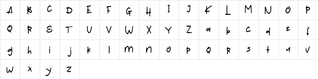 Santa Love Regular  glyph index