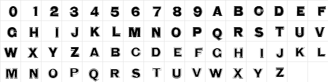 WashingMachine Closer  glyph index